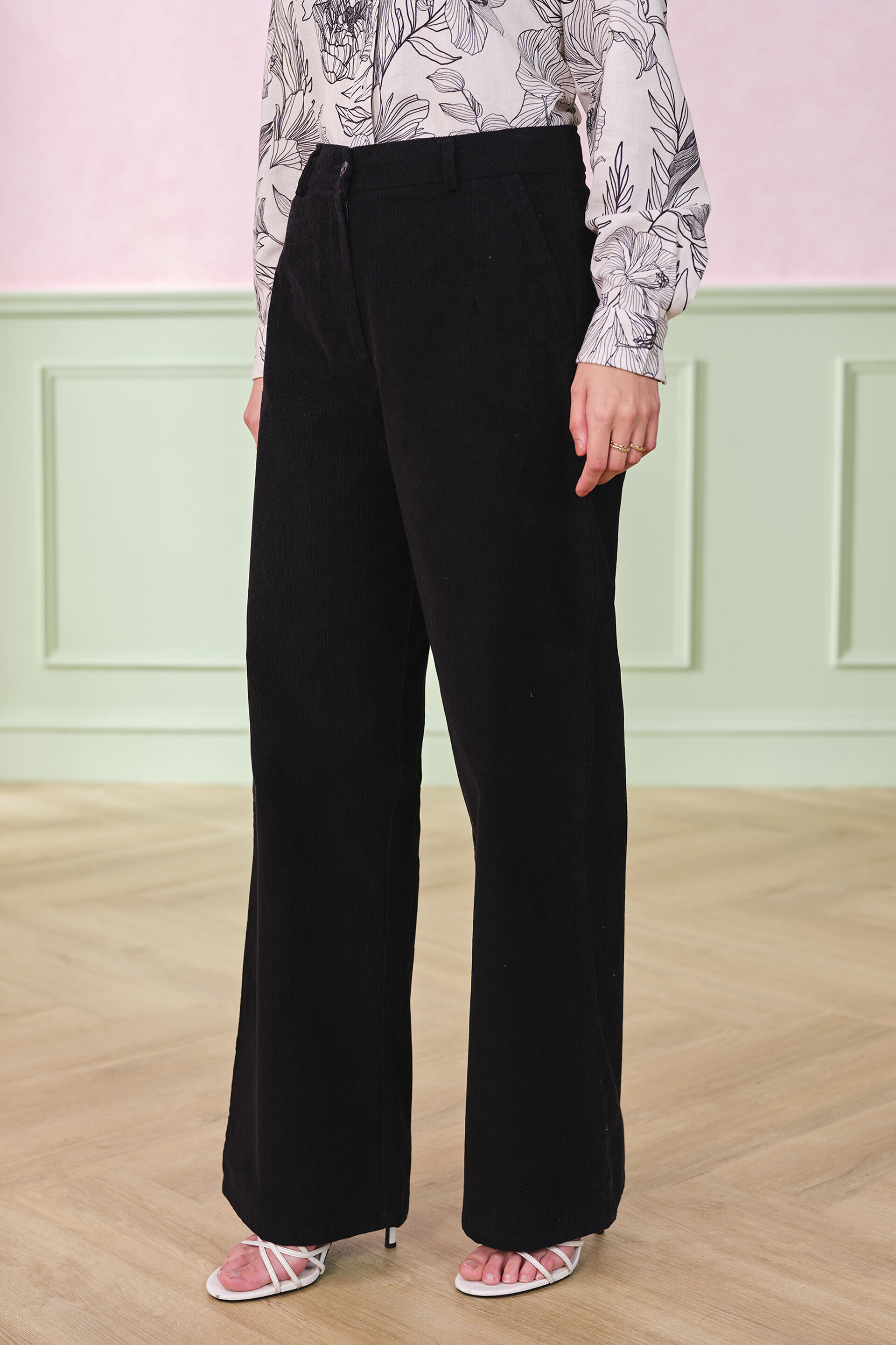 Midnight Tread Corduroy Pants, Black, image 3